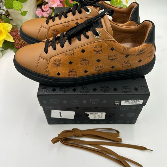 MCM Tan Leather Sneakers - Picture 8 of 9